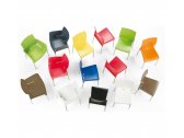 Кресло пластиковое PEDRALI Ice алюминий, стеклопластик зеленый Фото 5