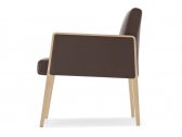 Кресло деревянное мягкое PEDRALI Jil Lounge дуб, ткань Фото 5