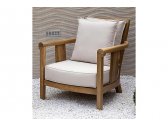 Кресло деревянное с подушками Giardino Di Legno Saint Laurent тик Фото 9