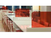 Стул пластиковый PEDRALI Kuadra XL сталь, технополимер красный Фото 7