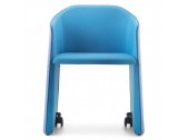 Кресло мягкое PEDRALI Laja Wings сталь, ткань синий Фото 3