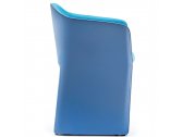 Кресло мягкое PEDRALI Laja Wings сталь, ткань синий Фото 4