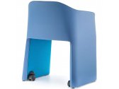 Кресло мягкое PEDRALI Laja Wings сталь, ткань синий Фото 5