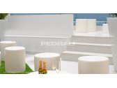 Пуф-столик кофейный PEDRALI Wow пластик белый Фото 21