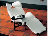 Кресло-шезлонг дизайнерское Cassina 111 Wink сталь, ткань Фото 5