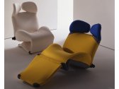 Кресло-шезлонг дизайнерское Cassina 111 Wink сталь, ткань Фото 15