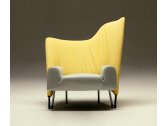 Кресло дизайнерское Cassina 654 Torso сталь, ткань Фото 2