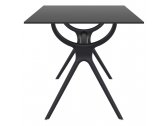 Стол пластиковый Siesta Contract Air Table 180 пластик, ламинат HPL черный Фото 6