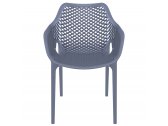 Кресло пластиковое Siesta Contract Air XL стеклопластик темно-серый Фото 5