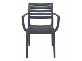 Кресло пластиковое Siesta Contract Artemis стеклопластик темно-серый Фото 5