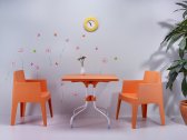 Кресло пластиковое Siesta Contract Box полипропилен оранжевый Фото 7