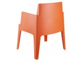 Кресло пластиковое Siesta Contract Box полипропилен оранжевый Фото 5