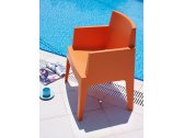 Кресло пластиковое Siesta Contract Box полипропилен оранжевый Фото 6
