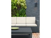 Комплект пластиковой плетеной мебели Siesta Contract Monaco Lounge Set XL стеклопластик, полиэстер антрацит Фото 5