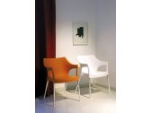 Кресло пластиковое Resol Pole armchair алюминий, полипропилен белый Фото 6