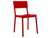 Стул пластиковый Resol Lisboa chair стеклопластик красный Фото 1