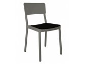 Стул пластиковый с обивкой Resol Lisboa upholstered seat chair стеклопластик, ткань Фото 4