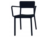 Кресло пластиковое Resol Lisboa armchair стеклопластик черный Фото 2
