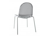 Стул пластиковый Resol Nervi chair алюминий, полипропилен белый Фото 1