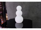Светильник пластиковый снеговик LED Lumi полиэтилен белый Фото 5