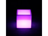 Кашпо пластиковое светящееся LED Piazza полиэтилен белый Фото 16