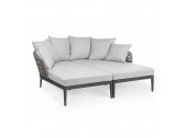 Комплект мебели Garden Relax Pelican алюминий/искусственный ротанг антрацит/серый Фото 1