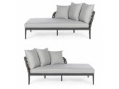 Комплект мебели Garden Relax Pelican алюминий/искусственный ротанг антрацит/серый Фото 4