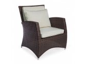 Кресло плетеное с подушками Garden Relax Antalys алюминий, акриловая нить шоколадный Фото 1