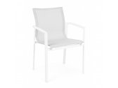 Кресло металлическое текстиленовое Garden Relax Gavin алюминий, текстилен белый Фото 1
