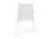 Кресло металлическое текстиленовое Garden Relax Gavin алюминий, текстилен белый Фото 2