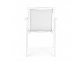 Кресло металлическое текстиленовое Garden Relax Gavin алюминий, текстилен белый Фото 3