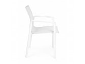 Кресло металлическое текстиленовое Garden Relax Gavin алюминий, текстилен белый Фото 4