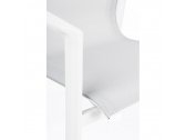 Кресло металлическое текстиленовое Garden Relax Gavin алюминий, текстилен белый Фото 6