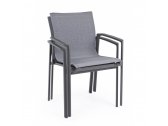 Кресло металлическое текстиленовое Garden Relax Gavin алюминий, текстилен антрацит Фото 7