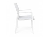 Кресло металлическое текстиленовое Garden Relax Grayson алюминий, текстилен белый Фото 4
