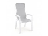 Кресло металлическое текстиленовое Garden Relax Grimsey алюминий, текстилен белый Фото 6