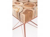 Столик деревянный кофейный Garden Relax Gonzalo металл/тик красный Фото 4