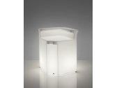 Стойка пластиковая барная светящаяся с мойкой SLIDE Break Corner with sink полиэтилен, нержавеющая сталь белый Фото 4