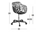 Кресло дизайнерское Fast Forest алюминий черный Фото 3