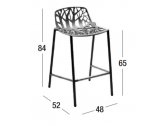 Барный металлический стул Fast Forest алюминий, сталь Фото 2