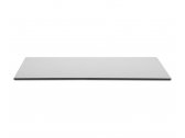 Столешница квадратная Scab Design Tops for Nemo, Domino, Tiffany and Cross Bases компакт-ламинат HPL серый Фото 1