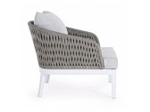 Кресло плетеное с подушками Garden Relax Pelican алюминий, ткань серый Фото 5