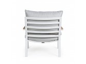 Кресло металлическое с подушками Garden Relax Metropolitan алюминий, тик, ткань серый Фото 4