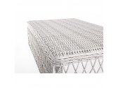 Стол плетеный журнальный Garden Relax Kosmos алюминий, искусственный ротанг белый Фото 5