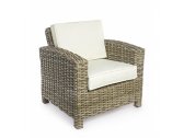 Кресло плетеное с подушками Garden Relax Lesly алюминий, искусственный ротанг натруальный Фото 2
