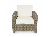 Кресло плетеное с подушками Garden Relax Lesly алюминий, искусственный ротанг натруальный Фото 3