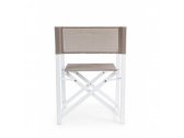 Кресло металлическое текстиленовое Garden Relax Taylor алюминий, текстилен коричневый Фото 4