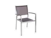 Кресло на металлокаркасе мягкое Garden Relax Irwin алюминий, ткань серый Фото 1