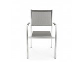 Кресло на металлокаркасе мягкое Garden Relax Irwin алюминий, ткань серый Фото 2