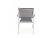 Кресло на металлокаркасе мягкое Garden Relax Irwin алюминий, ткань серый Фото 3